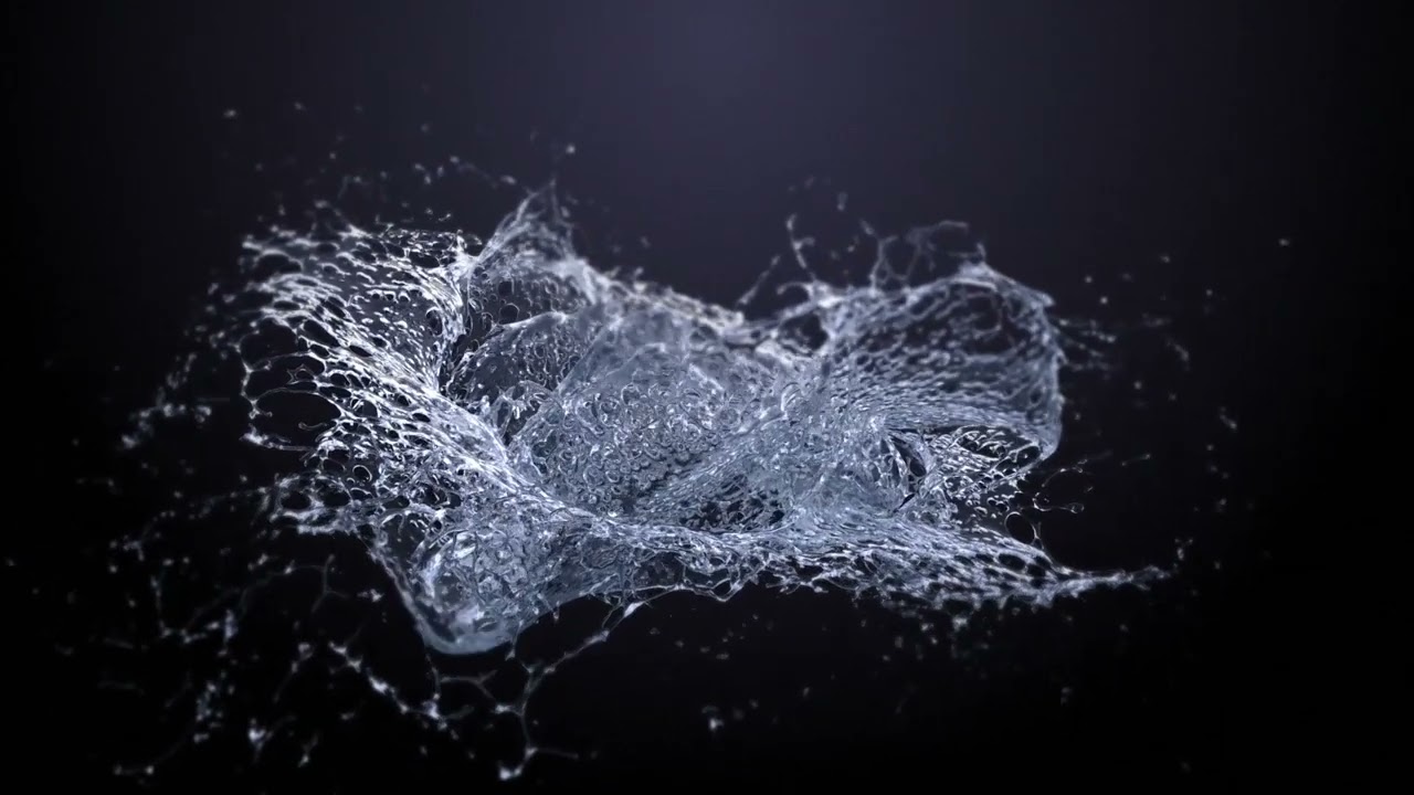 Water Splash Logo Reveal Animation