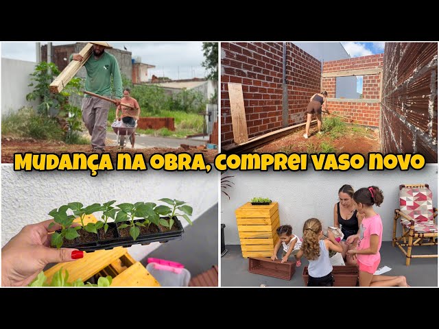 VAMOS AUMENTAR A CASA 🏠  CARPI O MATO, PLANTEI MUDINHAS NOVAS + QUASE DEU RUIM 🌱
