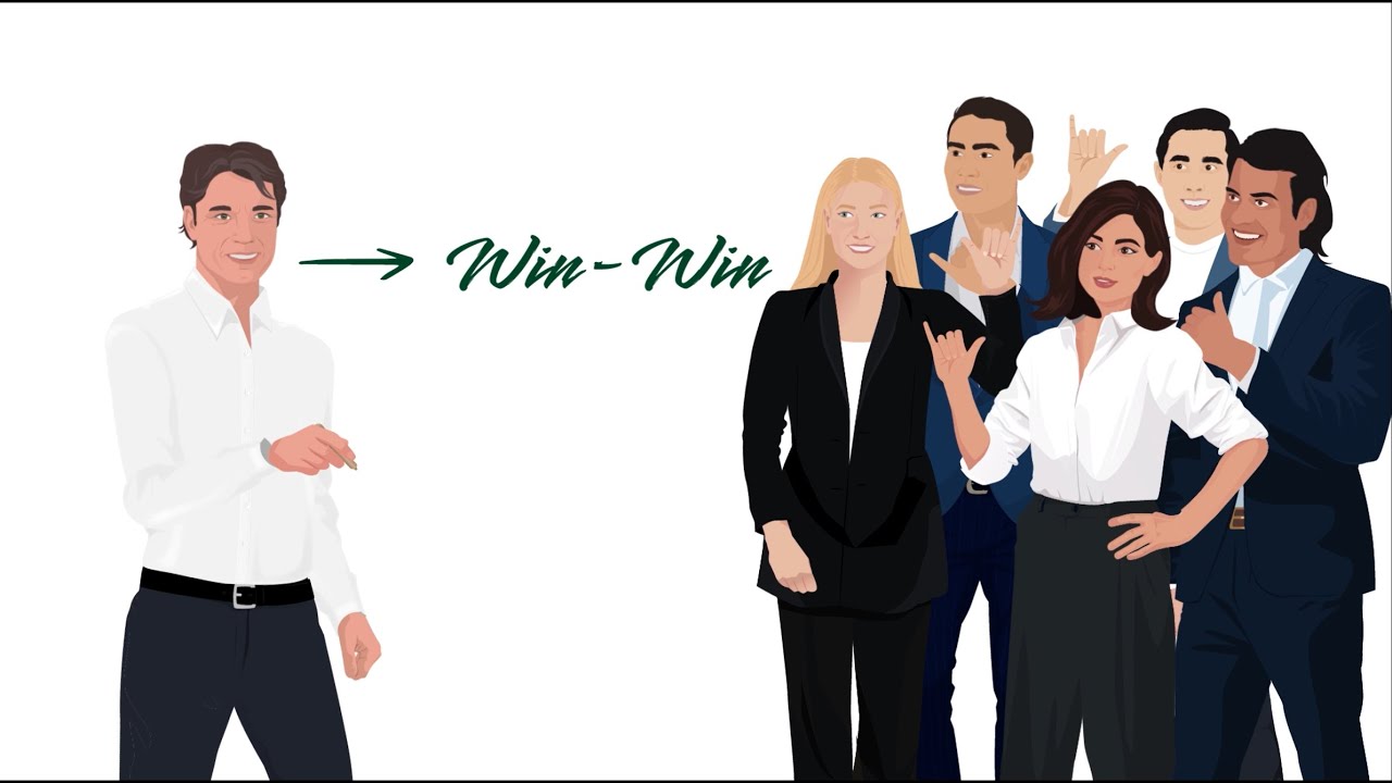 G&G Growing Good 4-Step Approach: Active listenting, building rapport in order to find the Win-Win.