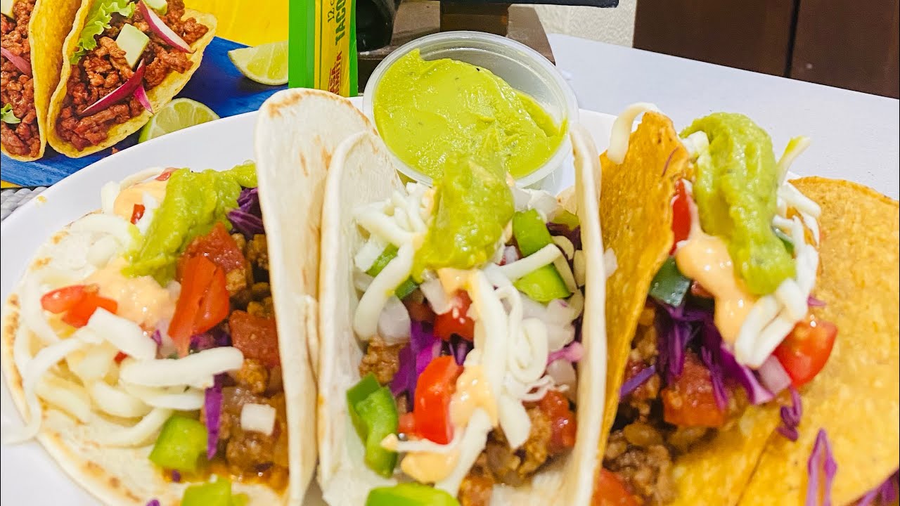 The BEST Ground Beef Tacos Recipe Sarathy’s kitchen YouTube