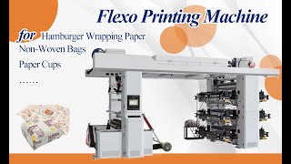 4-Color Stack Flexo Press for Kraft Paper