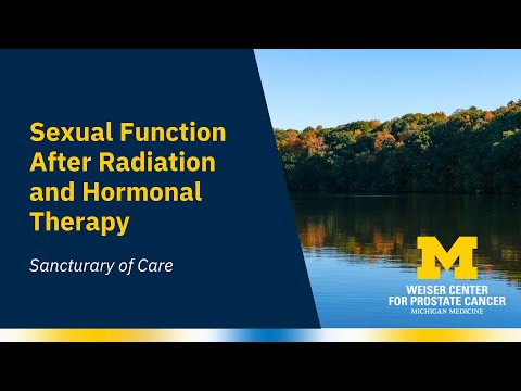 Sexual Function After Prostate Cancer Radiation & Hormonal Therapy