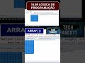 #16.9 - Curso Lógica de Programação Básico #programacao #logica #java
