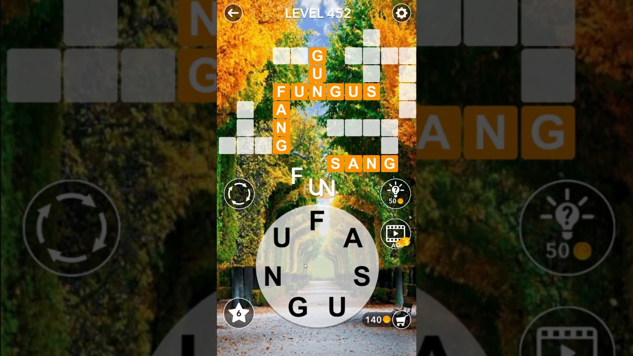 Word Crossword Search level 452