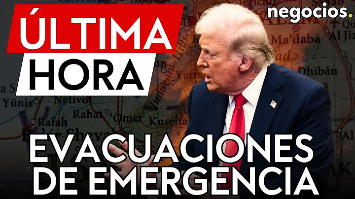 ÚLTIMA HORA | Alerta en EEUU: evacuaciones de urgencia de sus ciudadanos para salir de Israel