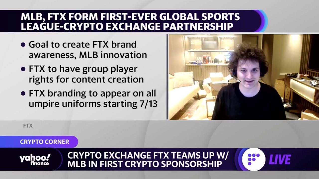 Crypto exchange FTX teams up with MLB in first crypto sponsorship