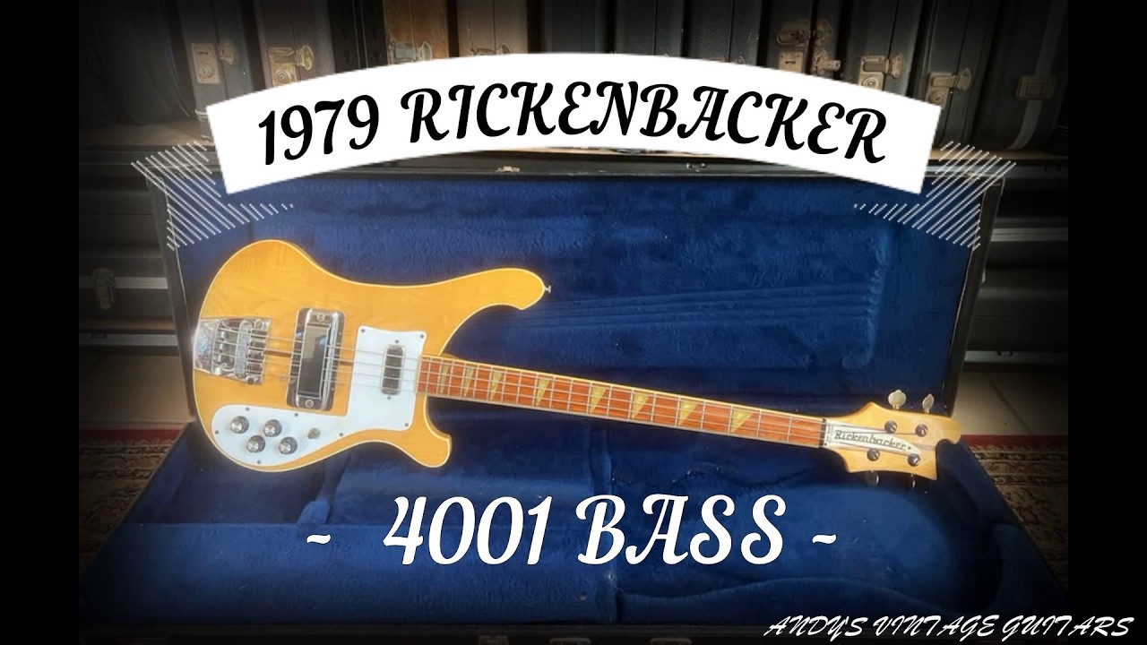 1979 RICKENBACKER 4001 BASS - MAPLEGLO - Andy's Vintage guitars