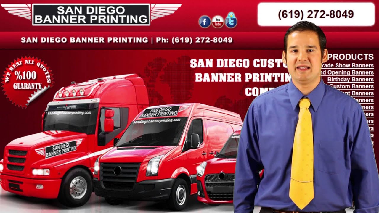 619 272 8049 Banner Printing San Diego Www