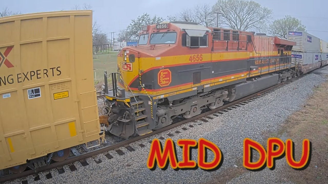 KCS 4122 SD70ACe Lead Train with 