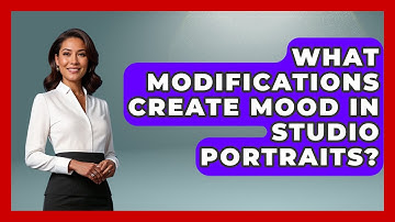 What Modifications Create Mood In Studio Portraits? - Image Review Studio