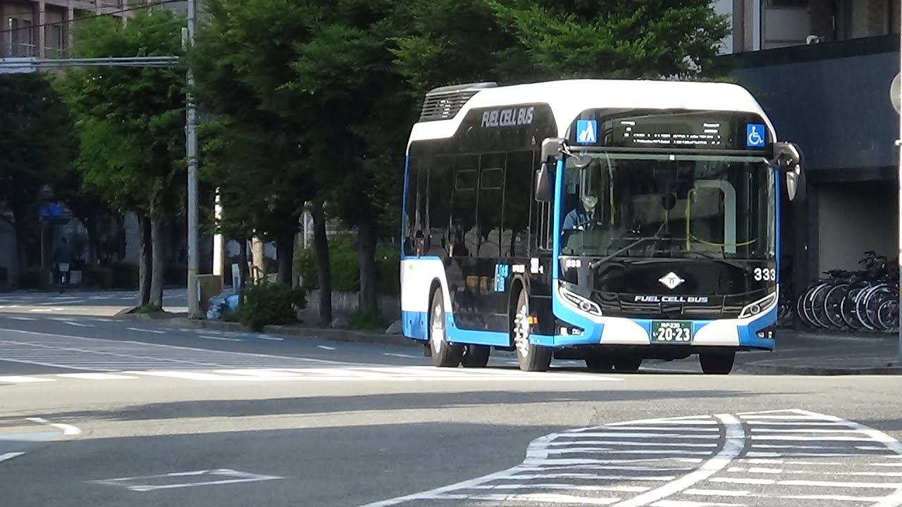 神戸市バス初の水素バス　7系統　福祉交流センター前から神戸駅前まで乗ってみた！！