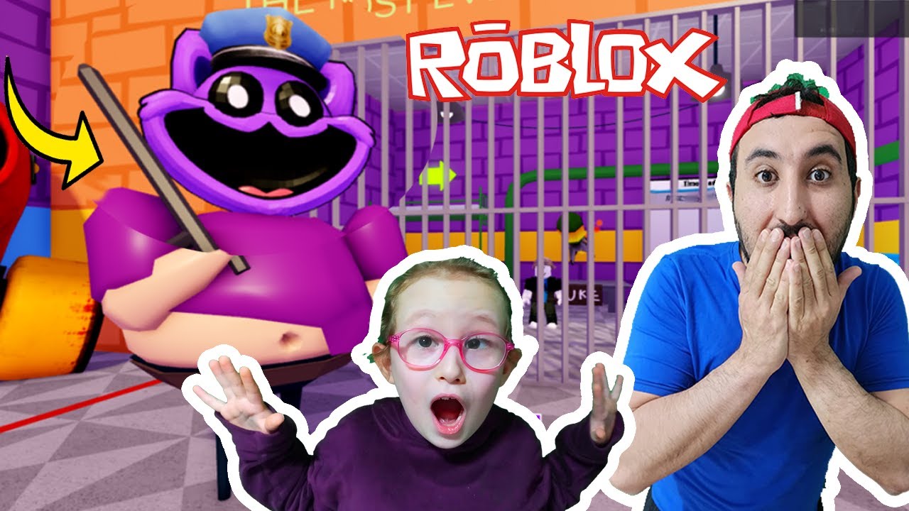 KOCA KEDİ KAFALI GARDİYANIN HAPİSHANESİNDNE KAÇIYORUZ 😱POPPY BARRY'S PRISON RUN ! BAHAR OYUNA GEL