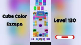 🧩 Cube Color Escape Level 130 Walkthrough | Step-by-Step Guide 🎮 | Go Answer