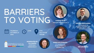 Untangling the Tally: Barriers to Voting