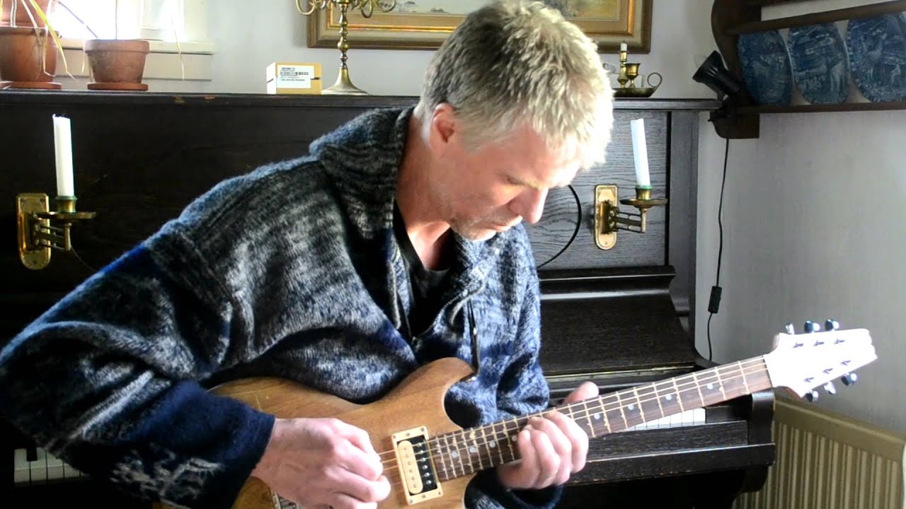 Sten Ahlvin - Rhythmic fretless guitar, bandlös gitarr, tolkning av Knäckebrödslåten