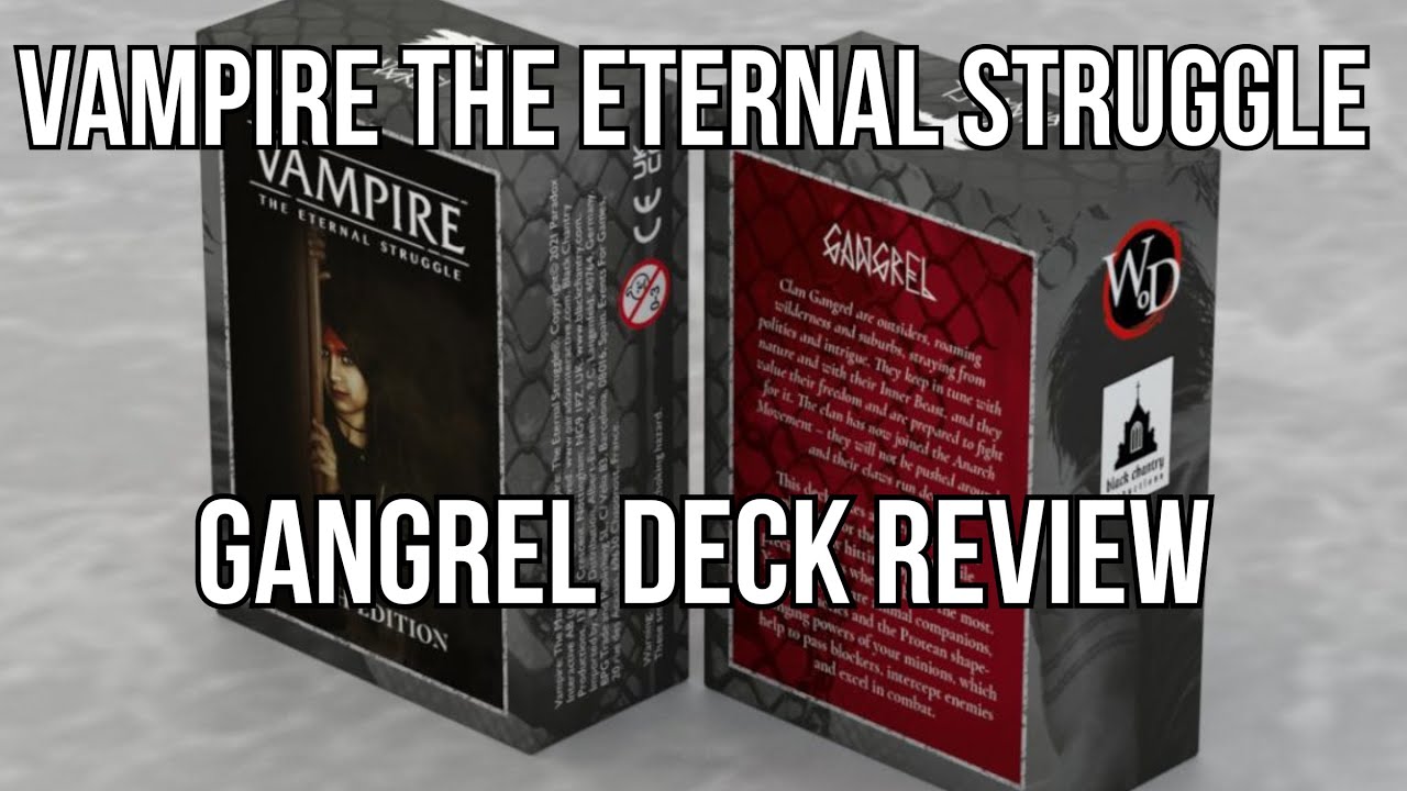 Gangrel Deck - Vampire the Eternal Struggle VtES 5th Edition - YouTube