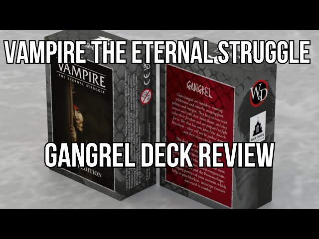 Gangrel Deck - Vampire the Eternal Struggle VtES 5th Edition - YouTube