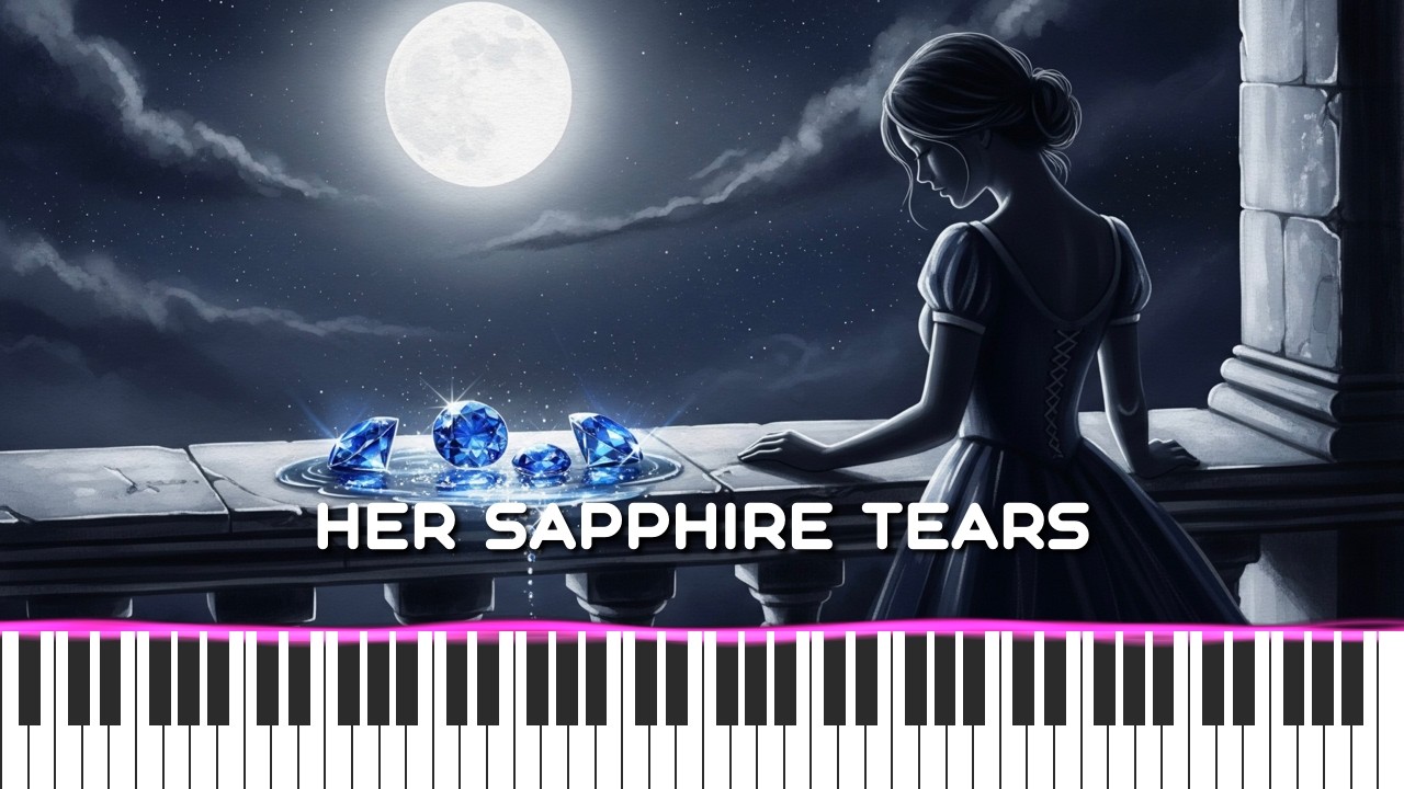 Her Sapphire Tears - MIDI Visualization