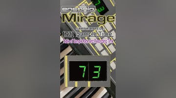 ensoniQ Mirage  [73]"Relative Chart of Sampling Rate and Sampling Time."