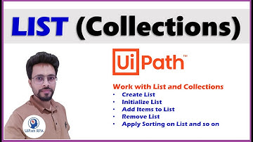 How to use List and Collections in UiPath | UiPath RPA