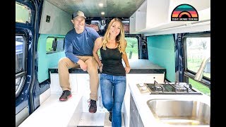 Awesome Sprinter Camper Van Tour + How They Make Money On The Road Awesome Sprinter Camper Van Tour + How They Make Money On The Road