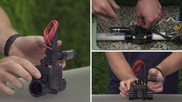 How to install an ACCU-SYNC pressure regulator on a Hunter valve