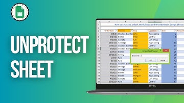 How To Unprotect Sheet Google Sheets Tutorial