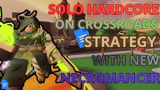 HOW TO EASILY BEAT SOLO HARDCORE ON CROSSROADS WITH NECROMANCER | ROBLOX Tower Defense Simulator