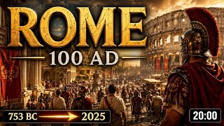 Walking Through Ancient Rome in 100 AD | The City That Ruled the World.