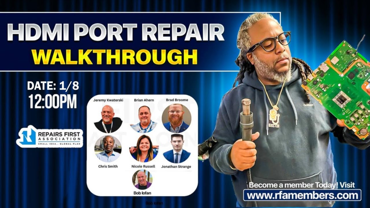 HDMI Port Repair Walkthrough 📱