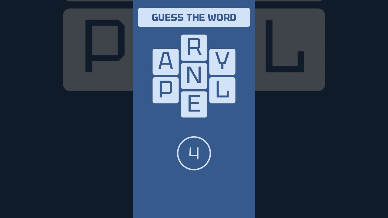 CAN YOU GUESS THE SCRAMBLED WORD? WORD SCRAMBLE PUZZLE No. 316