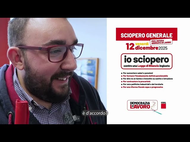 Il 12 dicembre è sciopero generale, io sciopero!