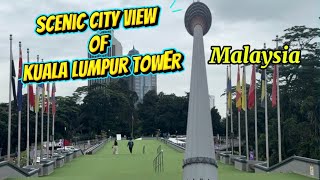 SCENIC CITY VIEW OF KL TOWER | KUALA LUMPUR GETAWAY 2025 #kltower #travel #malaysia