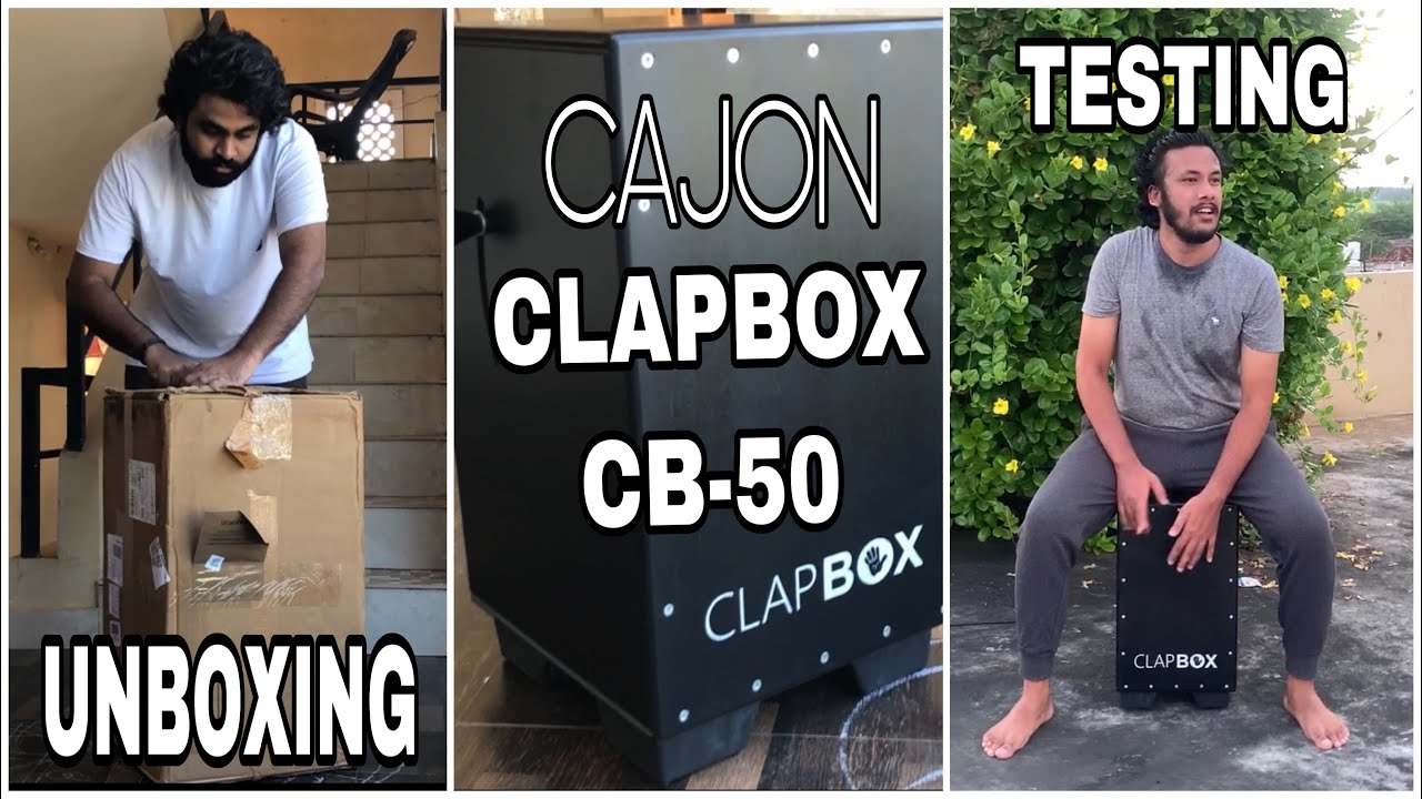 Cajon CLAPBOX CB50 UnBoxing and Testing YouTube
