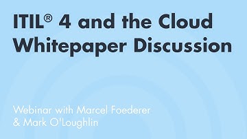ITIL® 4 and the Cloud - The Webinar