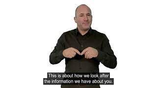Merton CIL's Privacy Notice - BSL