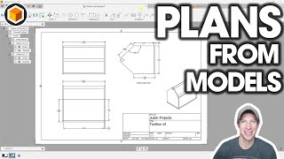 Getting Started with Fusion 360 Part 2 - Creating PLANS from your Models