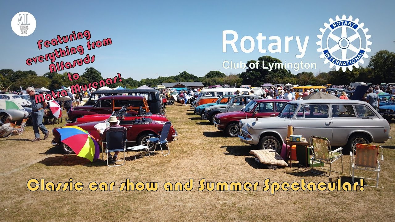 CLASSIC CAR SHOW AND SUMMER SPECTACULAR ROTARY CLUB OF LYMINGTON