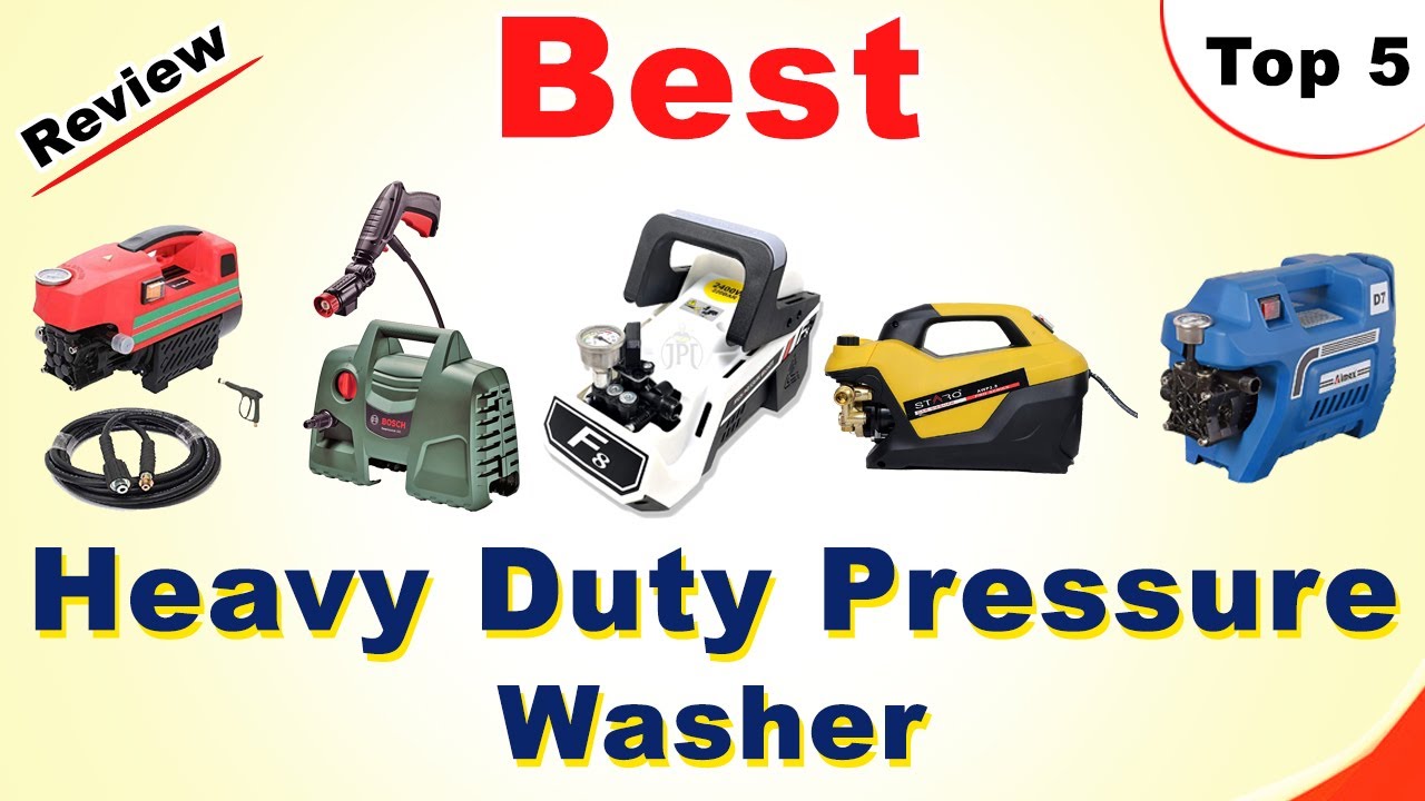 Best 5 Heavy Duty Pressure Washer In India With Price // High Pressure