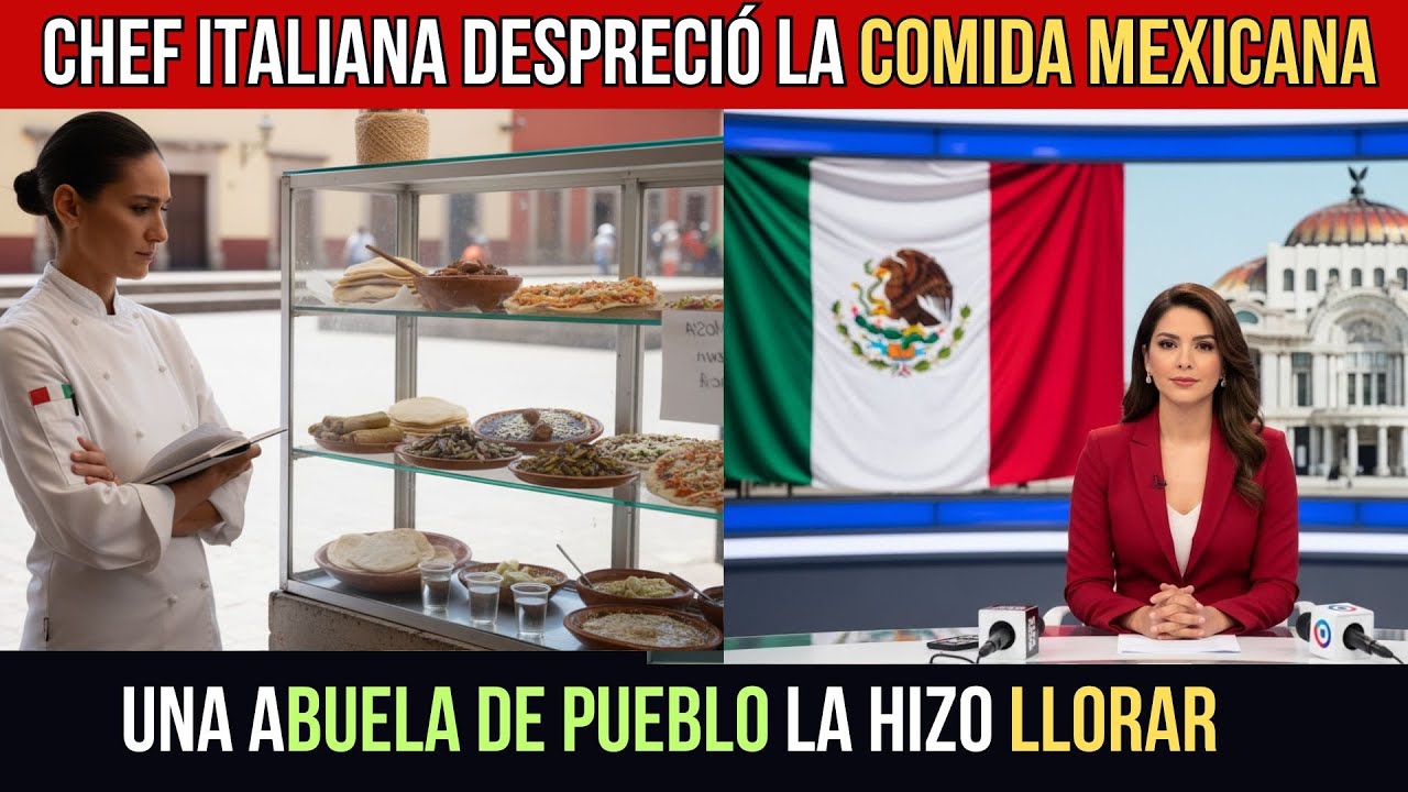 Al llegar a MÉXICO, chef italiana prueba comida casera: ¡Lloró al comparar con restaurantes de Roma!