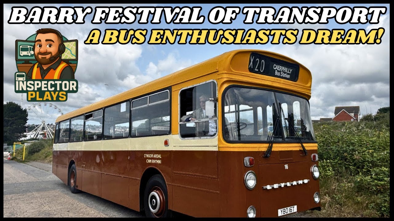 More Buses Than You Can Shake a Ticket Machine At! | Barry Festival of Transport Vlog