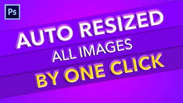 Auto Resize All Images In Photoshop By One Click | Magic Tricks | "Don