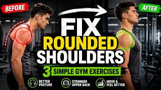 3 Gym Exercises That May Help Rounded Shoulders