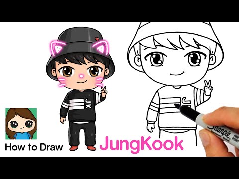 Bts Cartoon Drawing Jungkook Bts V Chibi Hd Phone Wallpaper Pxfuel | Hot  Sex Picture