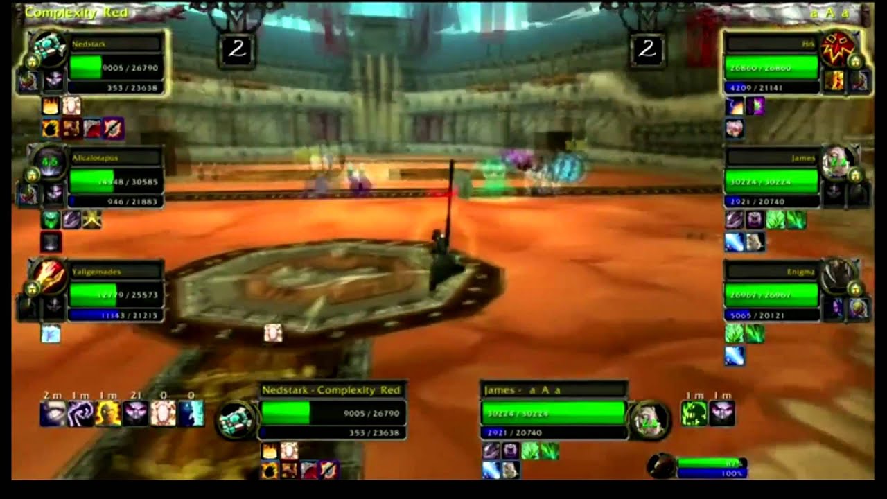 BlizzCon 2010 WoW Arena 3on3 Grand Final Complexity Red vS aAa Round 5