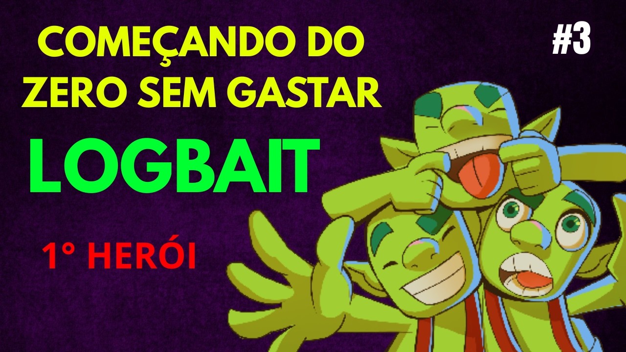 PEGUEI MEU 1° HERÓI NA ARENA 7 😱 | COMEÇANDO DO ZERO DE LOGBAIT F2P #3