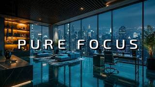 Focus Like A CEO ~ Night City Brain Focus | Hyperfocus Mode for Unstoppable Deep Work & Coding Wealth