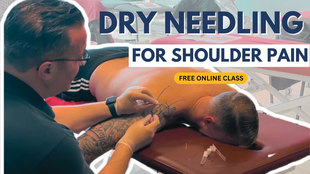How to Dry Needling for shoulder pain #physicaltherapy #osteopath #dryneedling