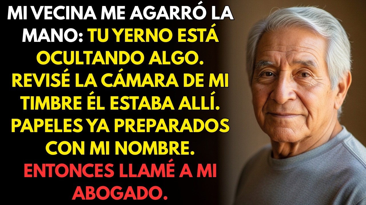 En el supermercado, mi vecino me agarró de la mano: “Tu yerno está escondiendo algo”.