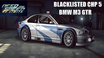 BMW M3 GTR 788PR | Blacklisted chapter 5 | Need for speed No Limits Gameplay